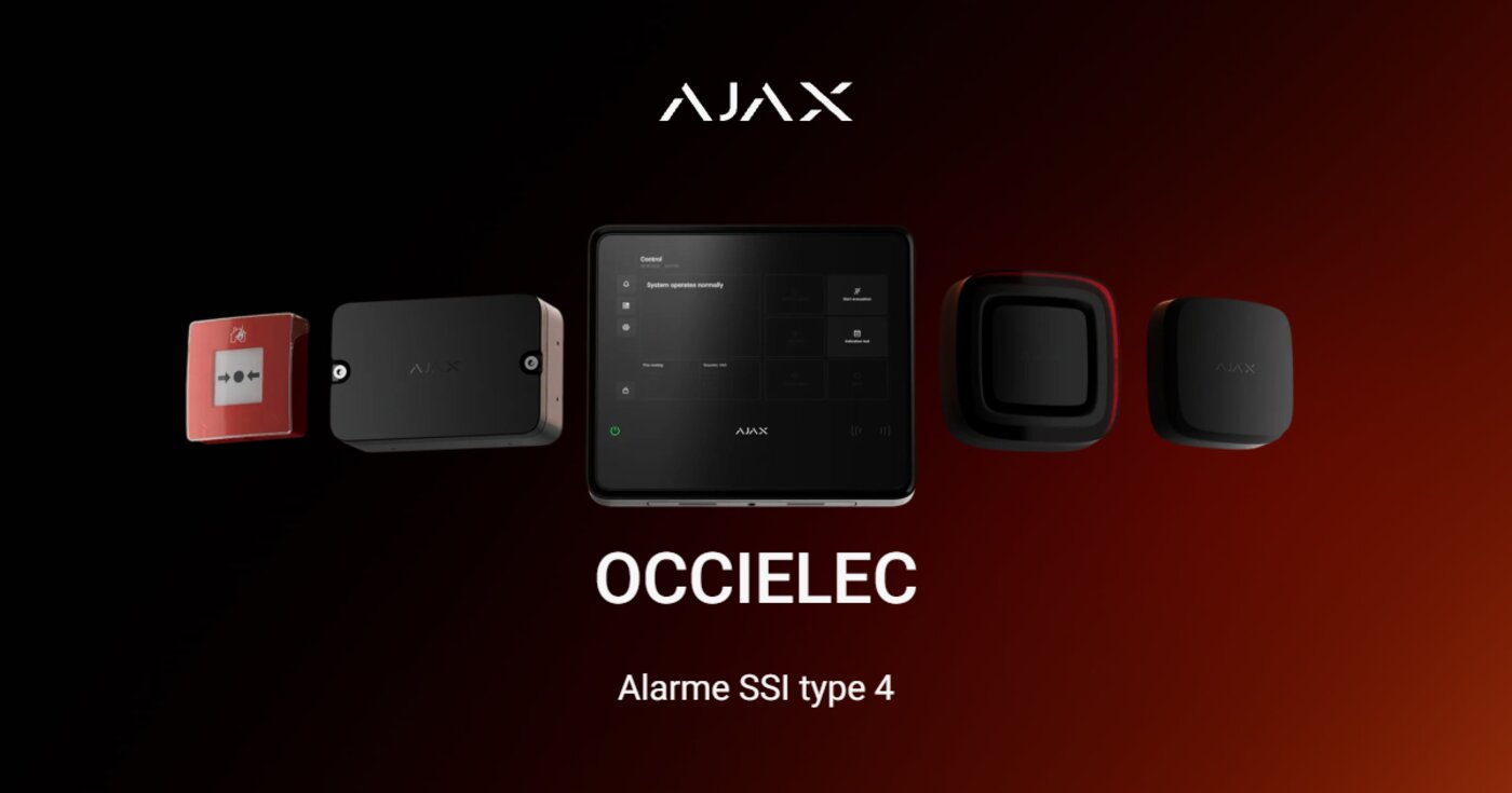 Centrale et équipements Ajax SSI Type 4