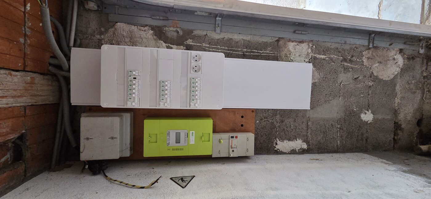 Nouveau tableau électrique après rénovation