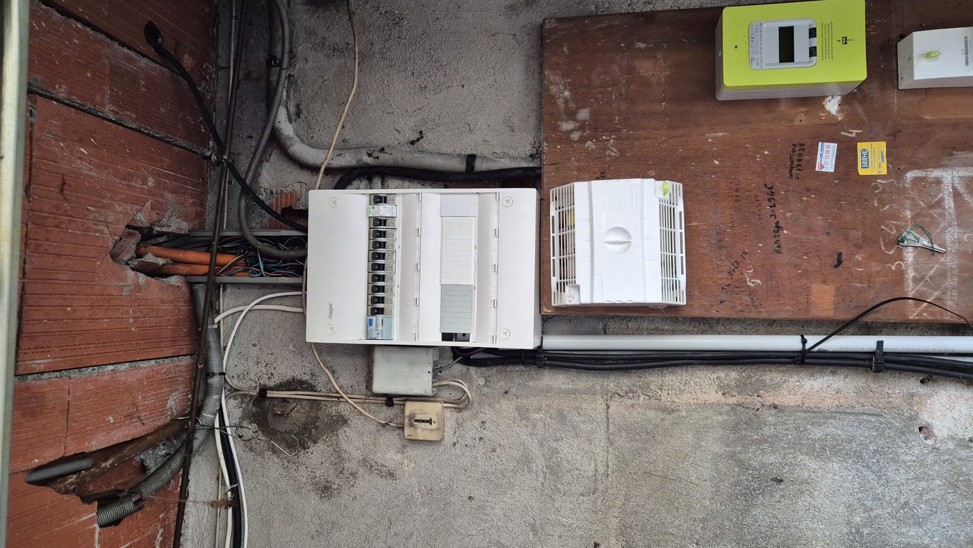 Nouveau tableau Hager après rénovation TGBT